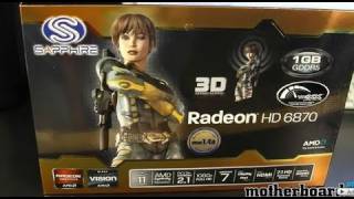 Sapphire AMD HD 6870 1GB Video Card Unboxing and Review  Benchmarks [upl. by Farris]