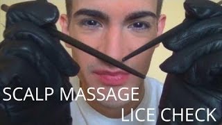 ASMR  Real Person Lice Check  Scalp Exam on Afro4C Hair [upl. by Robina540]