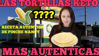 TORTILLAS KETO DE MAIZ  LAS MAS AUTENTICAS DE TODO EL YOUTUBE RECETAS MEXICANAS CETOGÉNICA [upl. by Aissatsan]