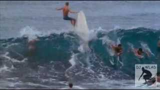 Classic Longboard surf part 2 quotReggae and surf musicquot [upl. by Romy71]