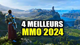 LITTÉRALEMENT Les 4 MEILLEURS MMORPG de 2024 [upl. by Nats]