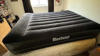 Bestway PVC Kingsize Premium Raised Airbed Timelapse [upl. by Rinee]