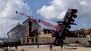 CRANE FAILS Caught on Tape 2016  Compilation of Crashes Collapses Accidents  Failtastic [upl. by Gausman]