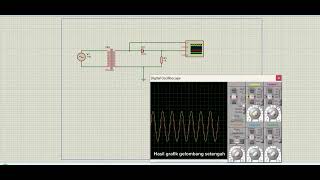Simulasi membuat rangkaian penyearah gelombang setengahgelombang penuh dan gelombang bridge [upl. by Dyrrej]