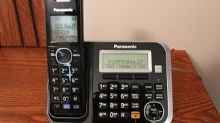 Panasonic Digital Cordless Answering System  Model KXTG6845 [upl. by Thema]