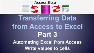 Introduction to exporting data from Microsoft Access to Excel Part 3 [upl. by Car135]