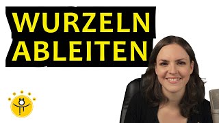 WURZELN ableiten – Kettenregel und Brüchen Regeln an vielen Beispielen erklärt [upl. by Santa]