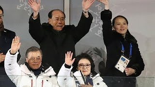 PyeongChang 2018 Kış Olimpiyatları görkemli bir törenle başladı [upl. by Shaun810]