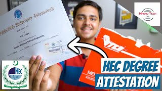 HEC Degree Attestation through Courier Complete Guide ✅✅✅  How to Get Degree Attested from HEC [upl. by Ylimme]