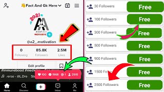 HOW TO GET 1000 TIKTOK FOLLOWERS IN 5 MINUTES 2021 New Method [upl. by Acirederf585]