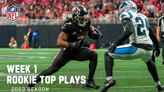 Top Rookie Plays from Week 1  NFL Highlights 2023 [upl. by Gnod]