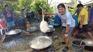 Rural wedding preparation and Cooking in the Philippines 🇵🇭 [upl. by Paulsen]