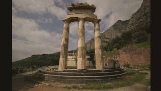 🇬🇷 Griechenland Der Athena Tempel von Delphi und das Kloster des seligen Lukas delphi [upl. by Kacerek]