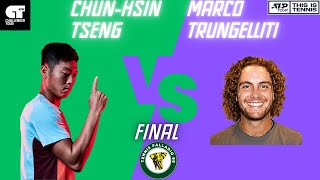 Chun Hsin Tseng vs Marco Trungelliti  Challenger Vicenza FINAL [upl. by Bax]