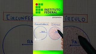 CÍRCULO e CIRCUNFERÊNCIA O que devo calcular [upl. by Ivo532]