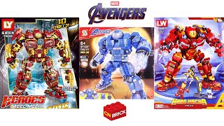 Unoffical LEGO COLLECTION 2020 IRON MAN HULKBUSTER Unofficial LEGOSPEED BUILD [upl. by Aivle986]