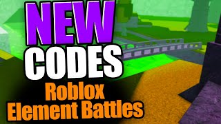 Element Battles CODES  ROBLOX 2024 [upl. by Ula]