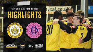 Cray Wanderers VS Dulwich Hamlet  1  1  HIGHLIGHTS  Isthmian Premier League [upl. by Elberfeld338]