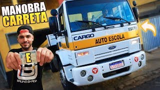 PRIMEIRA MANOBRA DA CARTEIRA DE CARRETA 😍 ‹ Bruno Garcia › [upl. by Marshal]