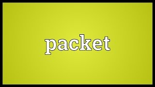 Packet Meaning [upl. by Ax]