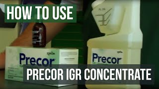 How to use Precor IGR Insect Growth Regulator Flea Spray [upl. by Dnalyar]