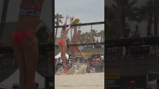 An absolute CANNON of an arm beachvolleyball [upl. by Atik951]