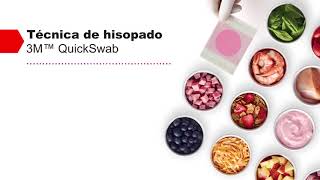 Técnica de Hisopado 3M™ QuickSwab [upl. by Neirb]