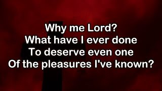 Why Me Lord Lord Help Me Jesus  Kris Kristofferson Lyrics [upl. by Olinde]