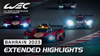 Extended Race Highlights I 2023 8 Hours of Bahrain I FIA WEC [upl. by Gokey]