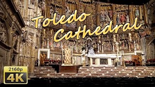 Toledo Cathedral  Spain 4K Travel Channel [upl. by Karlow]