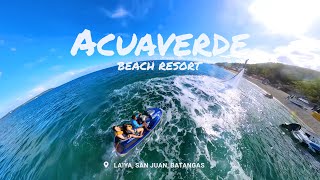 Acuaverde Beach Resort in Batangas Resort Tour Water Sports Pet Friendly [upl. by Niltiak]