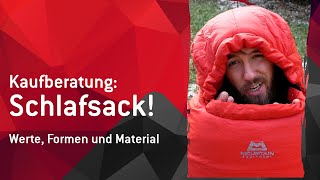 Der Schlafsack Formen Werte Material und Extras [upl. by Fay182]