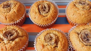 Bananen Walnuss Muffins [upl. by Freedman]