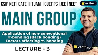 Main Group IIT JAM  Main Group Elements Chemistry CSIR NET  Lec2  New SyllabusGATEChem Academy [upl. by Enyamrahc]