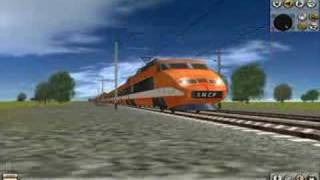 Trainz TGV Trains [upl. by Paluas]