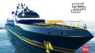 GTA 5 Online YACHT Full Review SALE NOW EVERYTHING YOU NEED TO KNOW BEFORE YOU BUY IT New  Luxury [upl. by Mitchel]