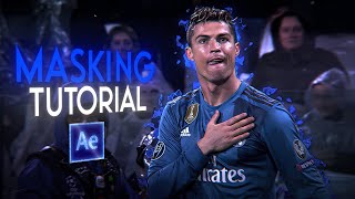 masking effect tutorial🔥⚡  how to do football edits on after effects🔥⚡ [upl. by Lenore]