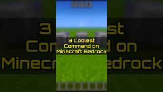 3 Coolest Commands on Minecraft Bedrock [upl. by Al]