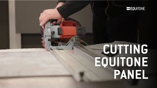 Cutting EQUITONE Panel [upl. by Kee]