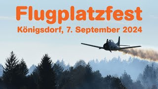 Eindrücke vom Flugplatzfest in Königsdorf 2024 [upl. by Naot500]