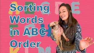 Sorting Words in ABC Order Lesson for Kids [upl. by Mukul31]