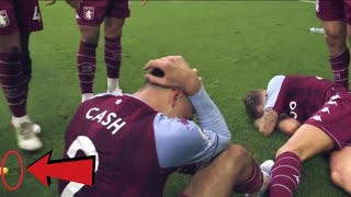 Everton Fans Throw A Bottle At Aston Villa Players [upl. by Vasos928]