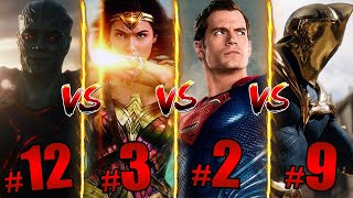 Whos Really the Most Powerful Hero in the DC Universe  Ranking All 76 Heroes in the DCEU [upl. by Ahsiekar]