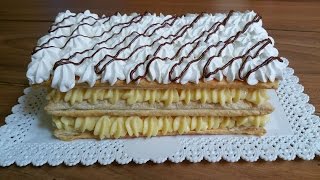 Torta millefoglie perfetta per compleanni [upl. by Eldora]