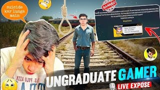 UG AYUSH  ID BAN CONTROVERSY GARENA FREE FIRE MODERATOR REPLY ungraduategamer [upl. by Gnuhp]