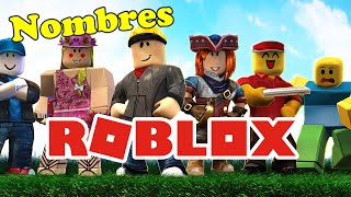 NOMBRES PARA ROBLOX  TIPS para tu Nombre de Usuario de ROBLOX [upl. by Yenaj462]