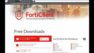 Fortigate SSL VPN client for end user [upl. by Zennie]