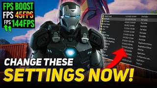 Fortnite Season 4 ULTIMATE Optimization Guide  Boost FPS amp Reduce Input Delay Chapter 5 [upl. by Stevens]