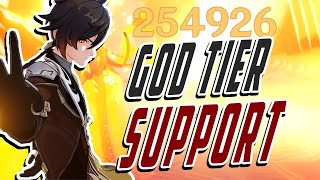 BEST SUPPORT IN THE GAME Zhongli Support amp Burst DPS Guide Best Builds EXPLAINED  Genshin Impact [upl. by Frost]