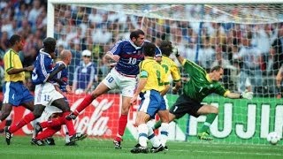 Ces deux buts de Zidane qui ont offert la Coupe du monde à la France [upl. by Atener41]